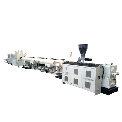 comprar Linha de produção de tubos de esgoto de drenagem de água de PVC de 110-200 mm de alta eficiência com ZS65/132 Produção 420 kg/h 8 toneladas/dia online manufacture