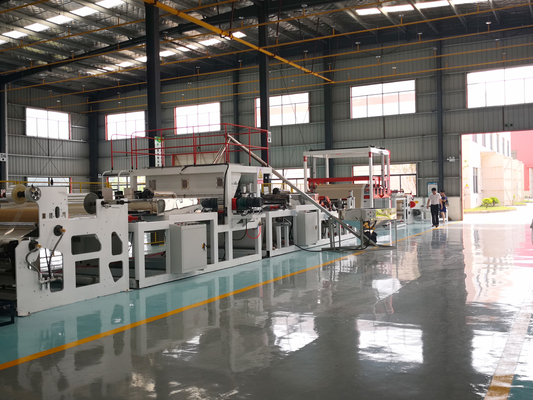 comprar Linha de produção de membrana de folha impermeável de PE auto-aderente com design de parafuso único online manufacture