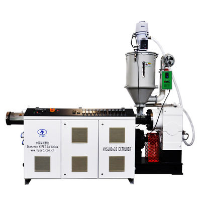 comprar Extrusora HYSJ150/38 de alta precisão de parafuso único para tubos PE HDPE de 400kw de potência online manufacture