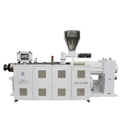 comprar Equipamento de produção de plástico de parafuso duplo de PVC Máquina de extrusão de parafuso duplo HYZS80/156 Com 55kw 550kg/h online manufacture