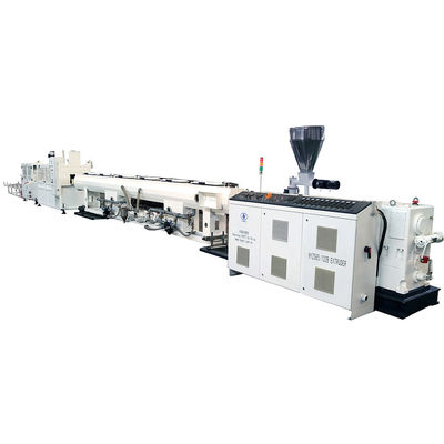 comprar Máquina de produção de tubos de água de drenagem de PVC UPVC de alta potência de 90-160 mm com extrusora de tubos de esgoto HYPET 65/132 online manufacture