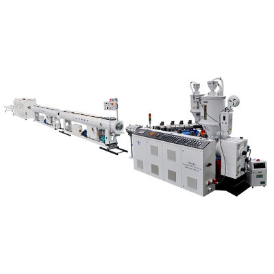 comprar Linha de produção de plástico HDPE de qualidade confiável de 16-63 mm 2024 Máquina de extrusão de tubos PE de alta velocidade online manufacture