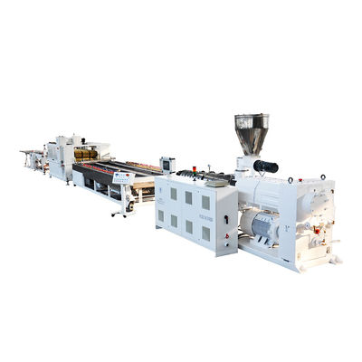 comprar Linha de madeira e plástica da extrusão do perfil para fazer a placa do Decking de Wpc online manufacture