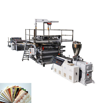 comprar Linha de pedra de mármore artificial da extrusão da folha com a extrusora de parafuso gêmea cônica 80/156 3m/Min 500 - 600KG/H online manufacture