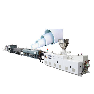 comprar Linha da extrusão da tubulação do PVC com saída da extrusora de parafuso do dobro ZS80/173 mais do que 700kg/h online manufacture