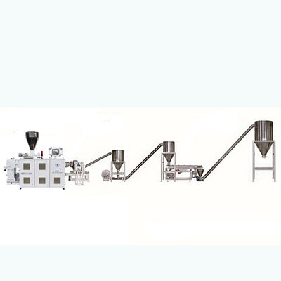 comprar Extrusora de pelletização mista de madeira plástica composta HDPE / LDPE / PP / PET Máquinas de fabricação de pellets, Máquina de fabricação de grânulos PVC WPC online manufacture