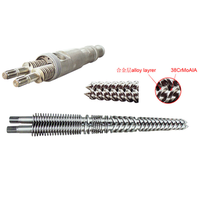 comprar Parafuso e tambor para o parafuso dobro do único parafuso da extrusora plástica/máquina expulsando online manufacture