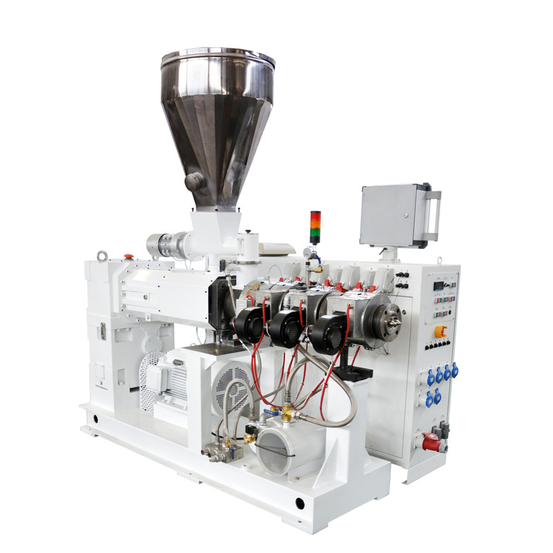 Graça Machinery 65/132 Extrusor de parafusos duplos cónicos para perfis / tubos de PVC
