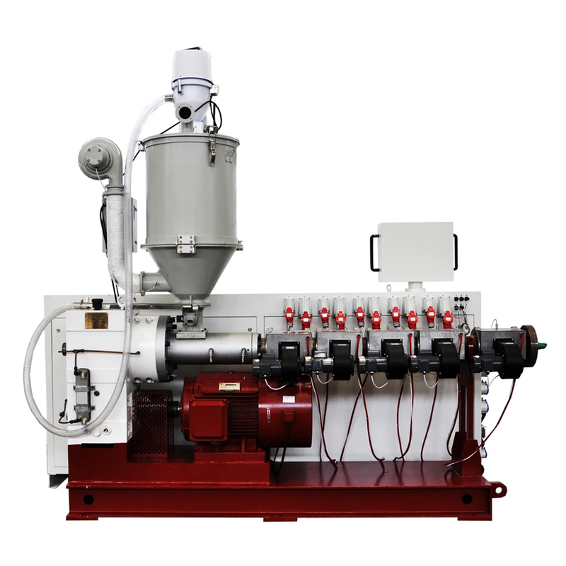 velocidade HYSJ65/33 55kw extrusora de parafuso único para tubos PPR/PPH Tubo composto de três camadas PPR