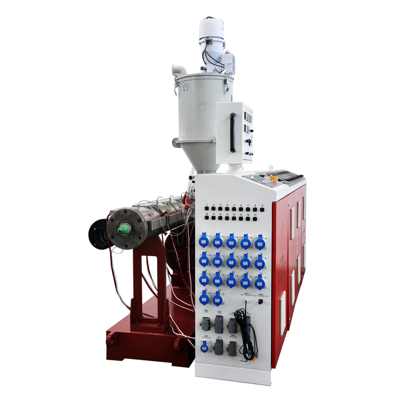 velocidade HYSJ65/33 55kw extrusora de parafuso único para tubos PPR/PPH Tubo composto de três camadas PPR