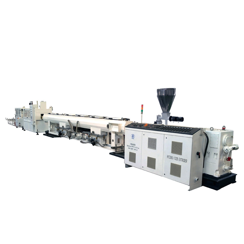 Linha de produção de tubos de esgoto de drenagem de água de PVC de 110-200 mm de alta eficiência com ZS65/132 Produção 420 kg/h 8 toneladas/dia