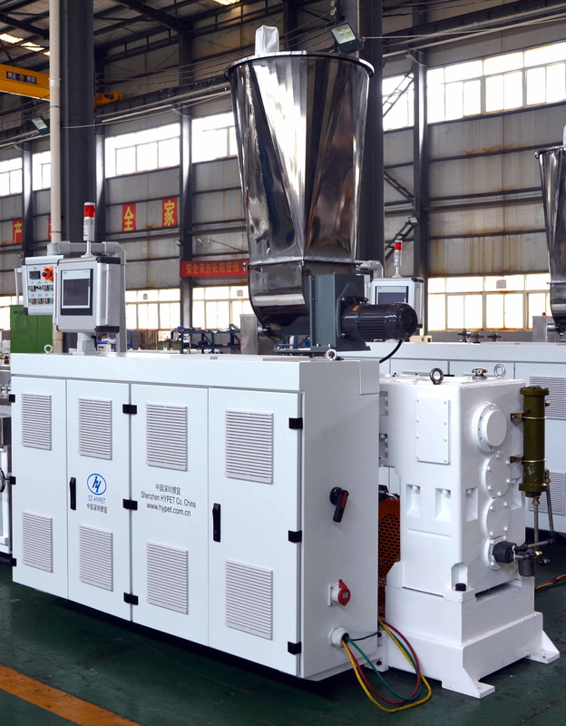 ZS65/132 Máquina de extrusão cônica de parafuso duplo para linha de produção de perfis externos WPC