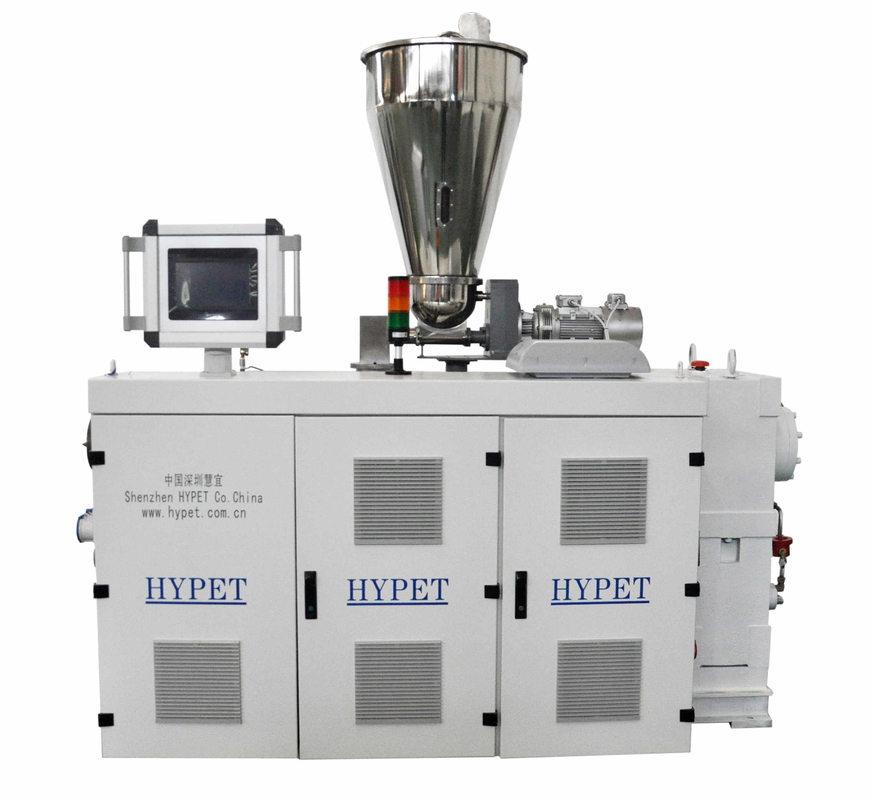 Máquina de extrusão por parafuso duplo de alto binário de tipo vertical ZS65/132 para perfis de tubos de PVC