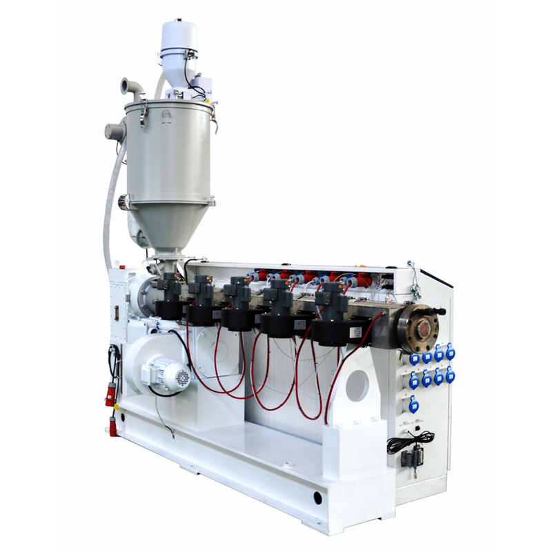 Extrusora de parafuso único PE coextrusão de plástico PPR HDPE para tubo de três camadas SJ180/28 com motor de 160kw e 530kg/h