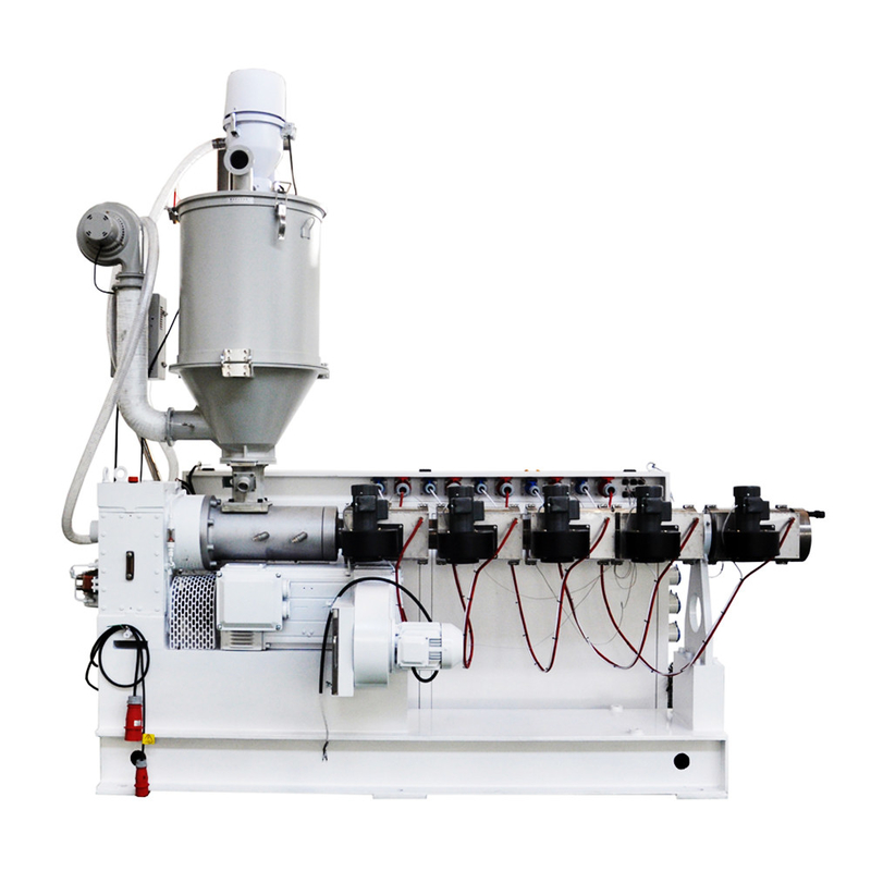 Extrusora de parafuso único PE coextrusão de plástico PPR HDPE para tubo de três camadas SJ180/28 com motor de 160kw e 530kg/h