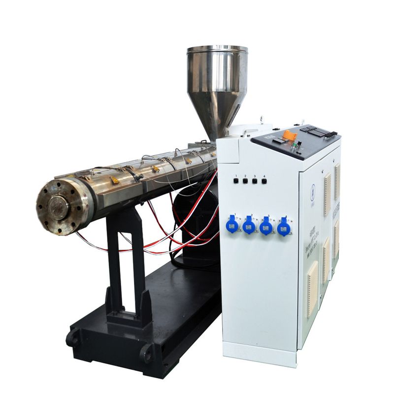 Máquina de extrusão de plástico industrial de anel de água reciclado para pelletização de parafusos de parafuso único SJ75/28 22kw 120kg/h