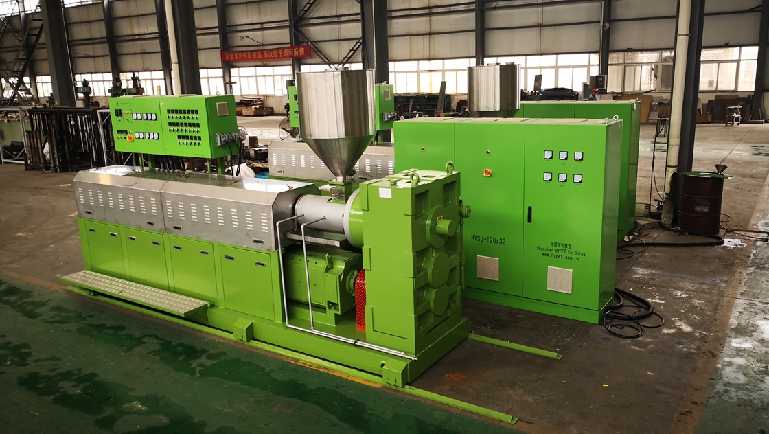 Novo Modelo SJ120/30 90kw extrusão Tpu Cor Masterbatch pellets selante de perfil de PVC mola selante de fita de parafuso único