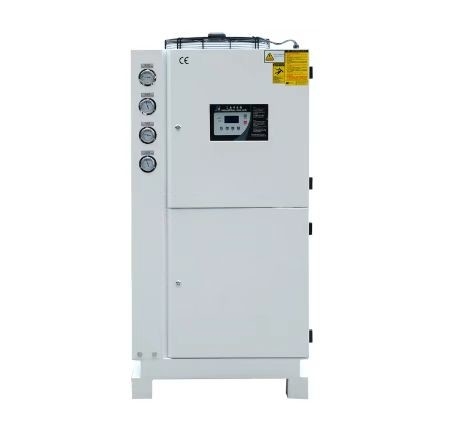 Tipo de refrigeração do ventilador HYAC-15AD Refrigerador de água com consumo máximo de energia de 13,44 kw