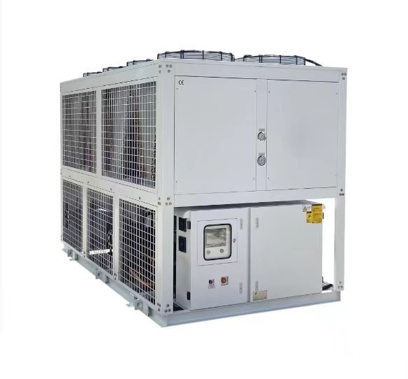 Fácil de operar Máquina auxiliar refrigerada a ar HYSC-100A com tipo de parafuso