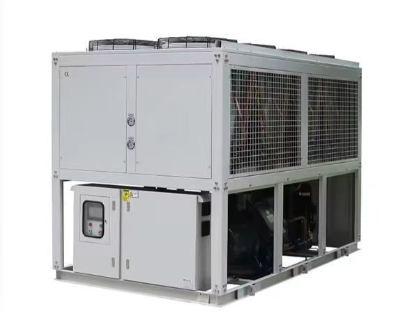 Fácil de operar Máquina auxiliar refrigerada a ar HYSC-100A com tipo de parafuso