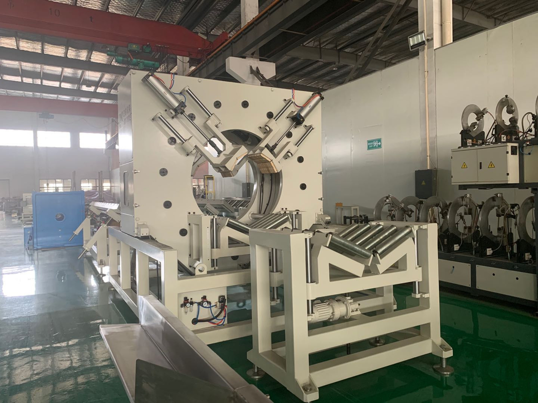 400mm -1000mm Plástico HDPE PE tubos de fabricação de máquinas Linha de produção com grande extrusora de parafuso único SJ150/38 motor 400kW E saída 1400kg/h