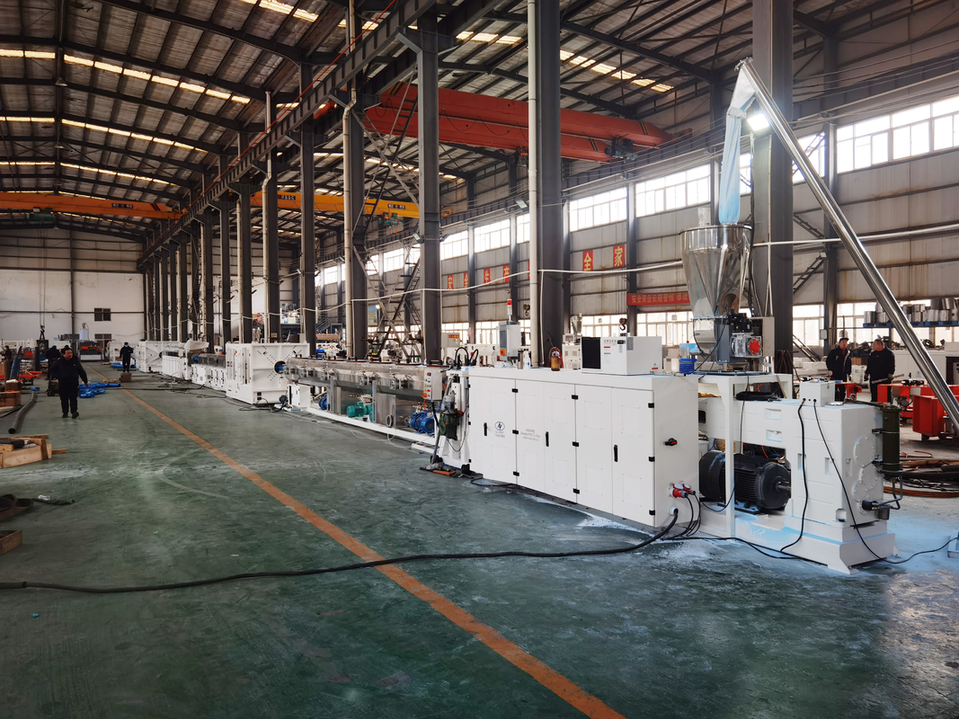 Linha de produção de tubos de PVC-O 90-250mm / 160-400mm Processo de fabricação de tubos de PVC O confiável