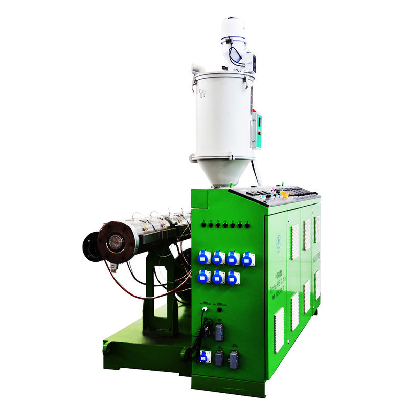 Máquina de fabricação de tubos compostos de plástico de cabeça dupla 20-63 PPR / PPH Extrusora de parafuso único HYSJ80/34 45kw para 3 camadas