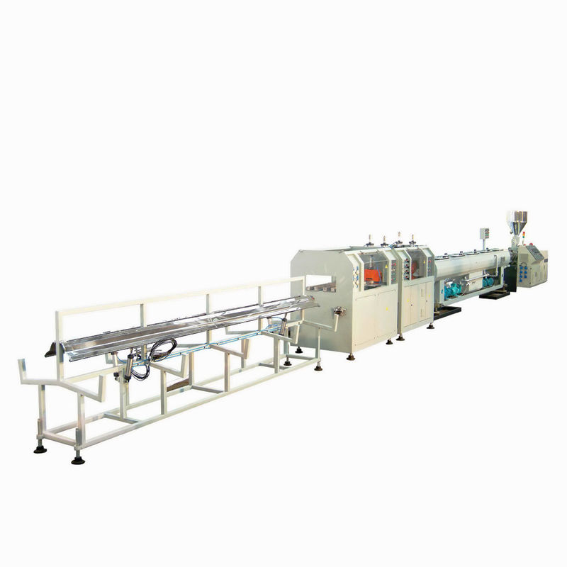 Costas de dobro da máquina da tubulação do Pvc 20-63 com saída gêmea cônica 220kg/H da extrusora de parafuso ZS55/120