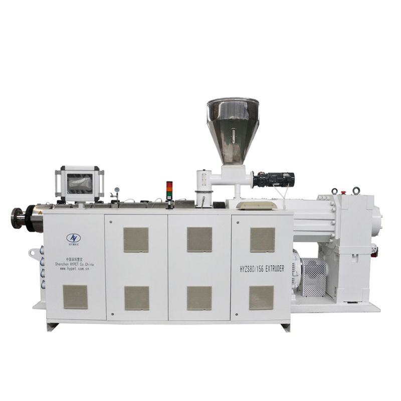Equipamento de produção de plástico de parafuso duplo de PVC Máquina de extrusão de parafuso duplo HYZS80/156 Com 55kw 550kg/h