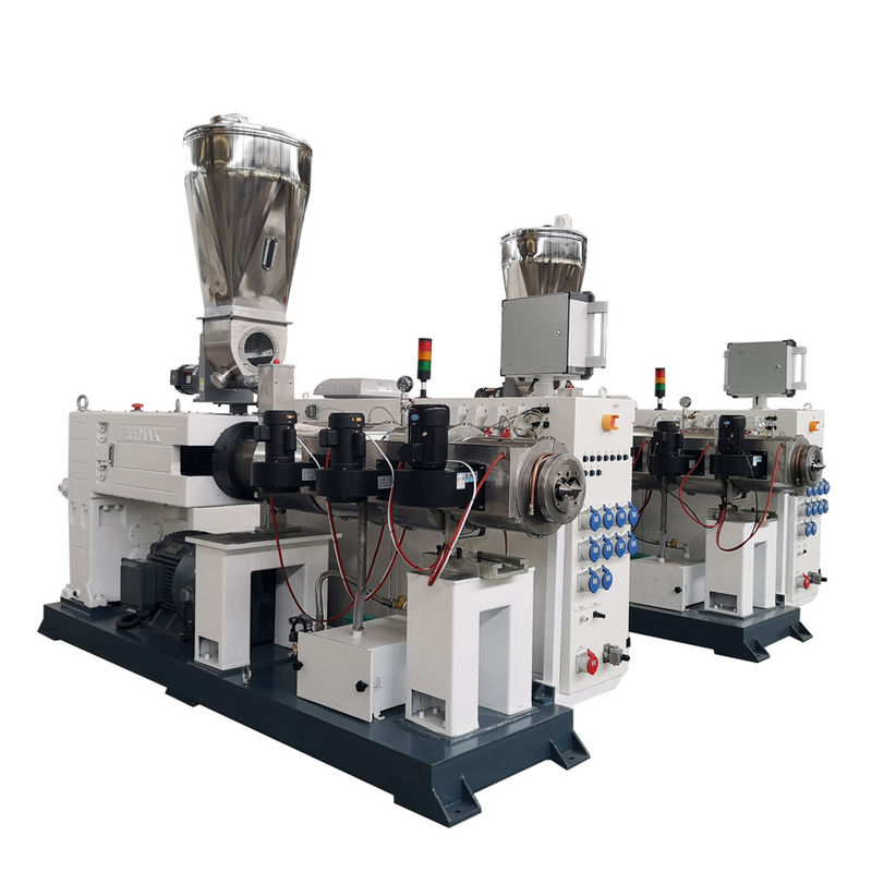 Equipamento de produção de plástico de parafuso duplo de PVC Máquina de extrusão de parafuso duplo HYZS80/156 Com 55kw 550kg/h