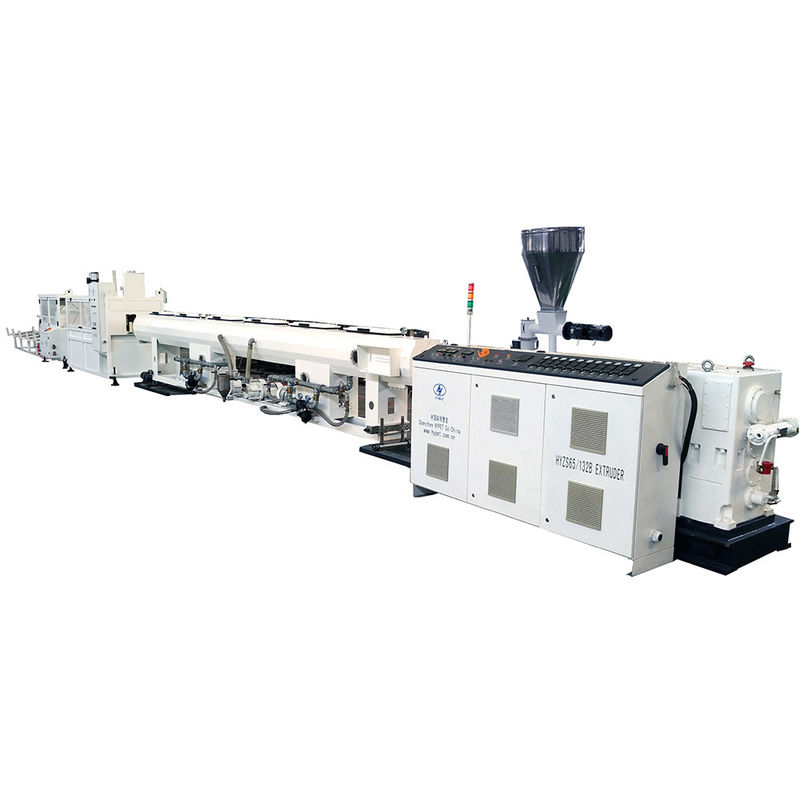 Máquina de produção de tubos de água de drenagem de PVC UPVC de alta potência de 90-160 mm com extrusora de tubos de esgoto HYPET 65/132