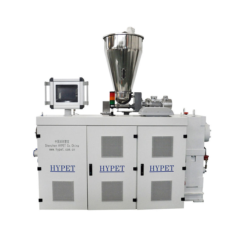 30KW Motor Power Twin Screw Extruder ZS55/120 para UPVC CPVC OPVC SOFT HARD PVC 4 Zonas de aquecimento