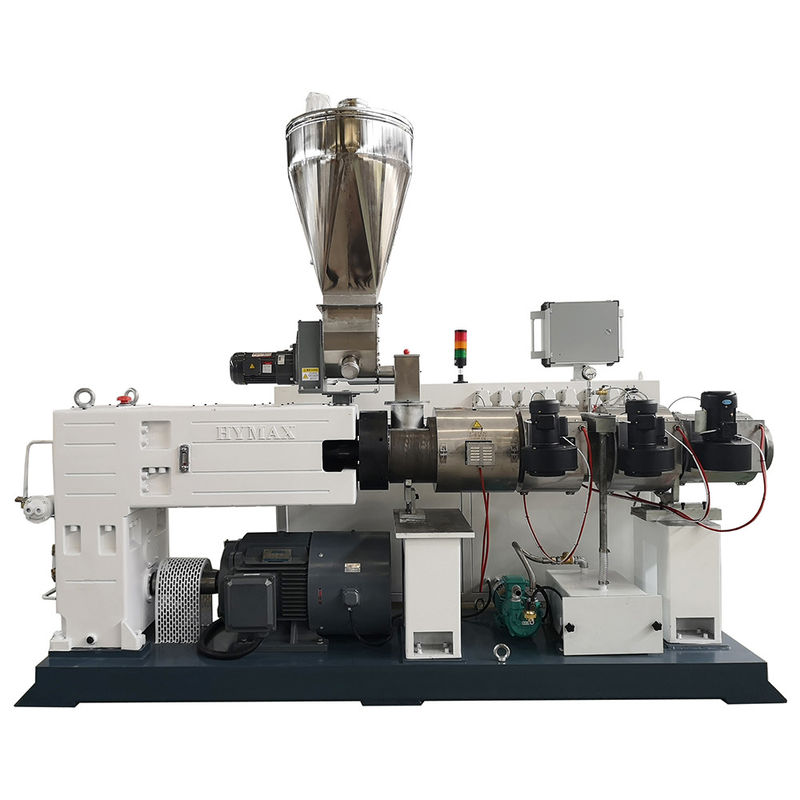 30KW Motor Power Twin Screw Extruder ZS55/120 para UPVC CPVC OPVC SOFT HARD PVC 4 Zonas de aquecimento