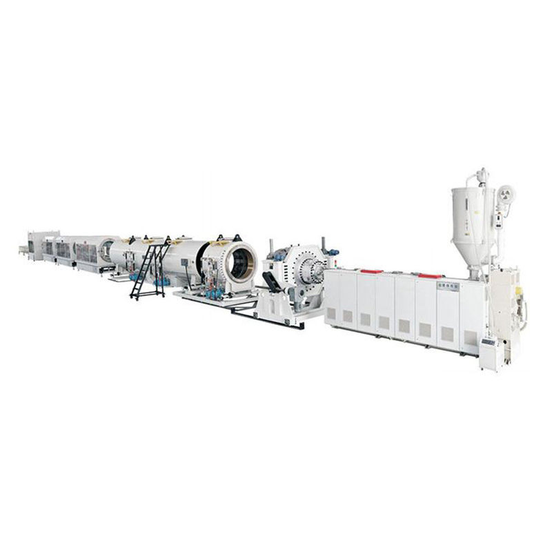 Máquina grande da extrusão da tubulação do PE do tamanho com a extrusora de único parafuso SJ160/33