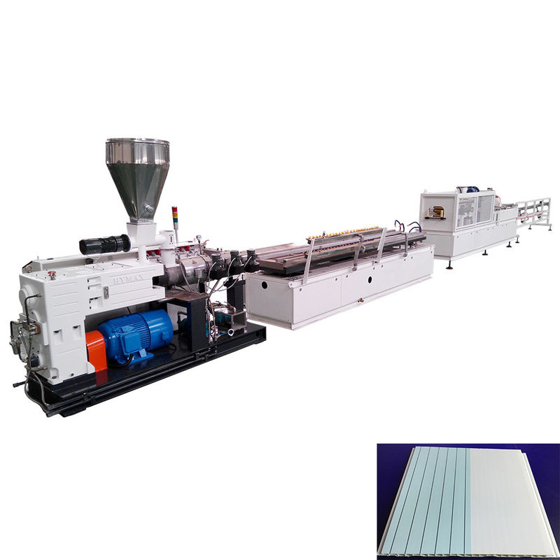 600 mm Máquina integrada de painéis de tecto de PVC WPC Produtor de painéis de tecto de parede Extrudor ZS65/132