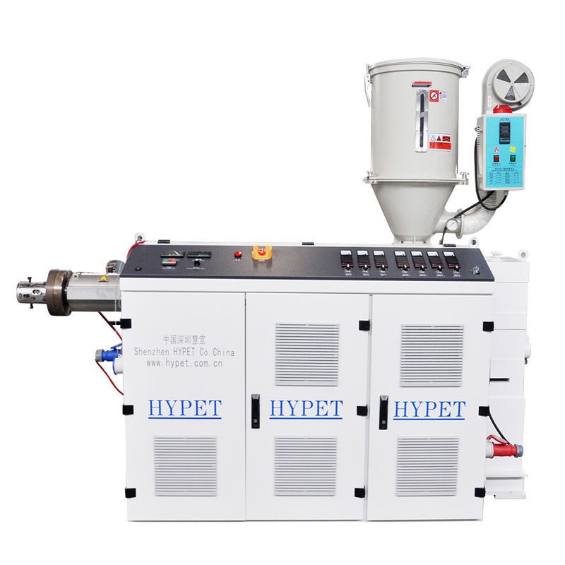 SJ55/28 Extrusora de parafusos únicos de refrigeração por ar com potência de motor de 11 kW para processamento de polipropileno