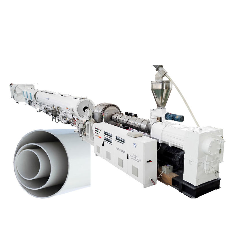 Máquina de fabricação de fios de tubos de PVC controlada por CNC automática para diferentes tamanhos 250/315/400/500mm