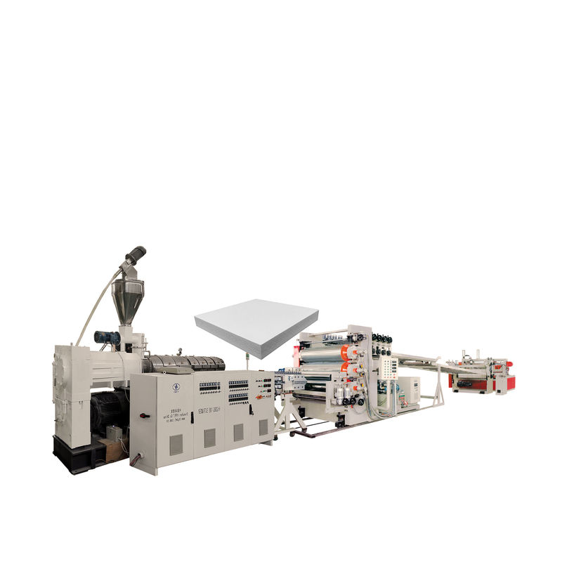 O Pvc espuma a linha de produção 1220 da placa da espuma da máquina da extrusão da folha/PVC com zs80/156