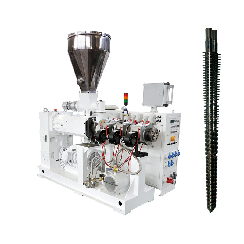 Extrusora de parafusos duplos de 75 kW com motor de PVC ZS80/173 para Euro Tech Conic